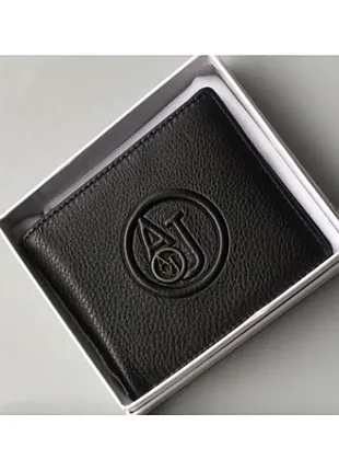 Мужской кошелек armani jeans черный