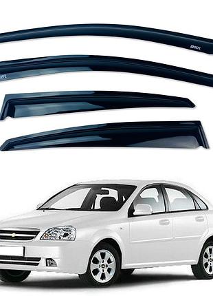Дефлекторы окон (ветровики) chevrolet lacceti 2004 -> sedan (defl) q2