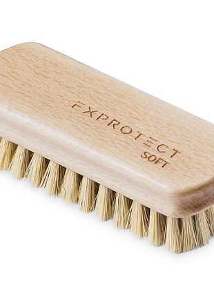 Мягкая щетка fx protect для кожи leather brush soft 12смх4,5см fx protect fx-014