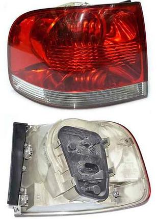Фонарь задний volkswagen touareg 2002-2006, левый, без ламп (p21/4w), внутренний, depo, 441-19d8l-ue