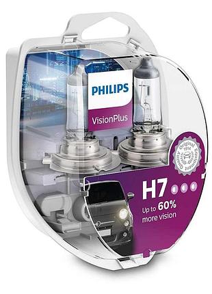 Автолампа h7 vision plus+60% 12v 55w px26d (блистер 2шт)