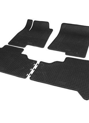 Резиновые коврики (4 шт, polytep) для mitsubishi pajero wagon iii 1999-2006 гг