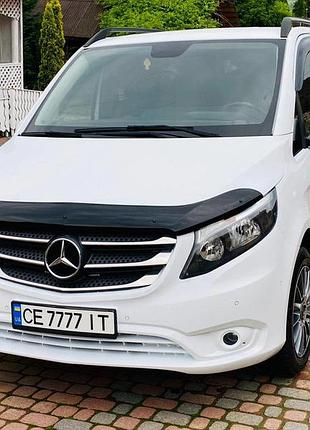 Дефлектор капоту eurocap для mercedes vito/v-class w447 2014- рр