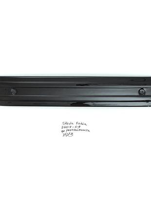 Зимова накладка на skoda fabia 2007-2009 (до рестайлінгу) бампер "fly" глянець