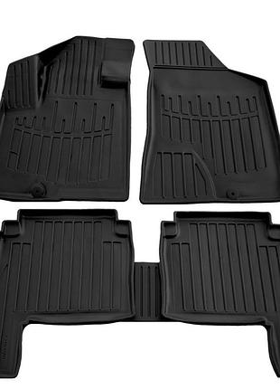 Килимки stingray 3d 2006-2010 (5 шт, поліуретан) для hyundai santa fe 2 рр