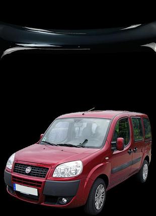 Дефлектор капота (мухобійка) fiat doblo 2006-2010(defl)