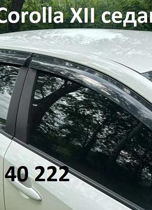 Вітровики toyota corolla xii седан 2018-> (скотч), 4 шт