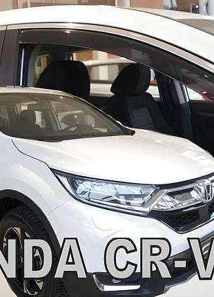 Вставные ветровики niken luxury (4 шт) для honda crv 2017-2022 гг
