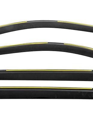 Вставные ветровики niken luxury (4 шт) для mazda cx-80 2024– гг