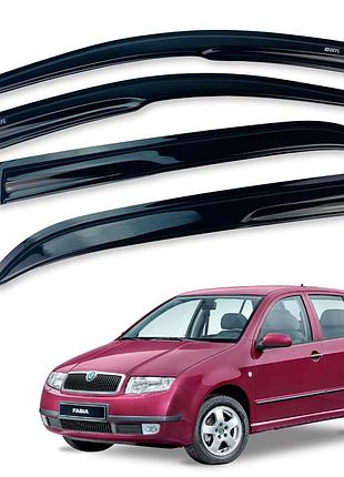 Дефлектори вікон (вітровики) skoda fabia i 1999-2007 hb/sd (defl) q2