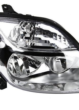 Фара передняя renault scenic 1 1999-2003, правая h1/h7, электрическая регулировка, серебристая рамка, depo, 551-1135r-ldem1