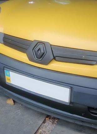 Верхняя зимняя заглушка решетки радиатора (2003-2008) матовый для renault kangoo