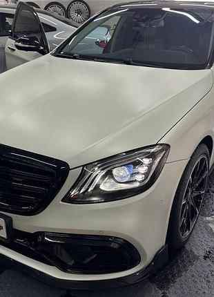Комплект обвеса s63 amg (рестайлинг 2018) для mercedes s-сlass w222 2013-2022 гг