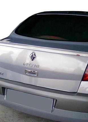 Спойлер sedan (під фарбування) для renault megane ii 2004-2009 рр