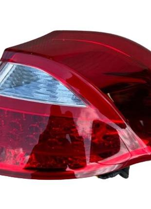Фонарь задний kia ceed hb 2012-2018, правый, без ламп (led/p21w/py21w), внешний, depo, 223-1977r-ue