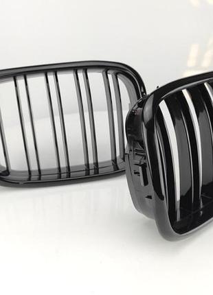 Решетка радиатора bmw 3-series f30 2012-2019, m-sport, левая+правая, черный глянец, 2 шт, avtm, 181422993