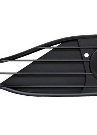 Решетка бампера bmw 4-series f32/33/36/82 2013-2020, кроме m-sport, с отв. п/тум., левая, черная, avtm, 51117294683, 181440913