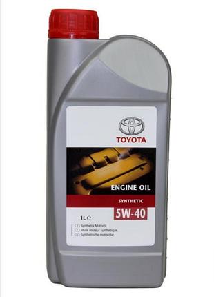 Моторное масло toyota/lexus motor oil 5w-40 1л sl/cf toyota/lexus 0888080836