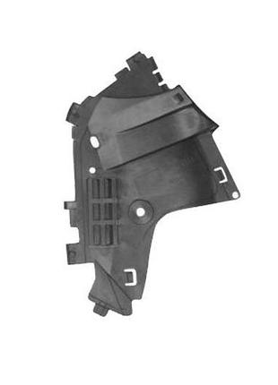 Защита переднего бампера renault logan 2009-2013, левая, пластик, avtm, 6001549324, 185611221