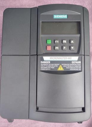 Новый частотный преобразователь siemens micromaster 440 4.0квт 380в (оригинал, великобритания)