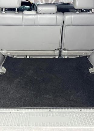 Текстильный коврик багажника premium 2 шт черный (7 мест) для toyota land cruiser 100 1998-2007 гг