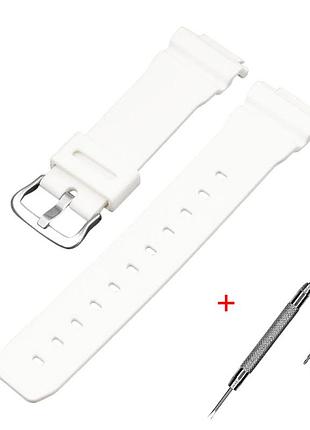Ремінець для casio g-shock dw-6900 white si