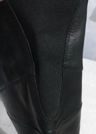 Шикарные кожаные ботфорты bata8 фото
