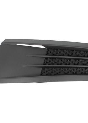 Решетка бампера volkswagen jetta 6 2011-2014, без отв. п/тум., левая, avtm, 5c68536659b9, 7430 913
