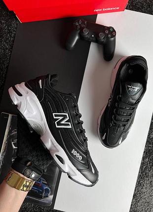 New balance 1000 black white 3