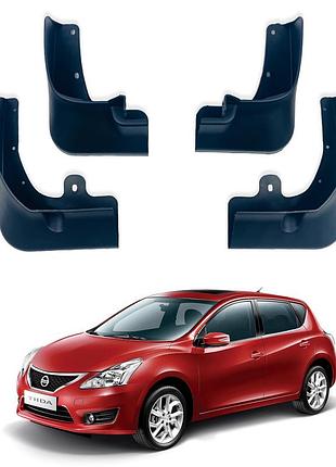 Брызговики nissan tiida '15-19, хэтчбек