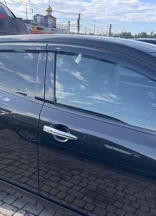 Дефлекторы окон (ветровики) nissan leaf ii 2017+ (hic) ni108