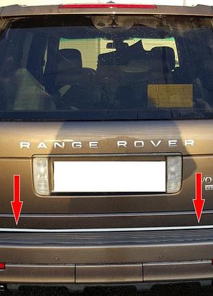 Кромка багажника (нерж.) для range rover iii l322 2002-2012 рр