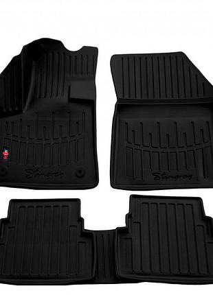 Накладки на дзеркала 2008-2013 (2 шт) carmos - хромований пластик для renault kangoo рр