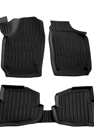 Коврики резиновые stingray 3d (5 шт, полиуретан) для skoda fabia 2000-2007 гг