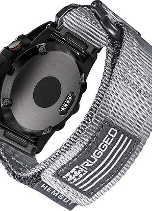 Ремінець для годинника hemsut hga125 super rugged garmin grey 20 mm
