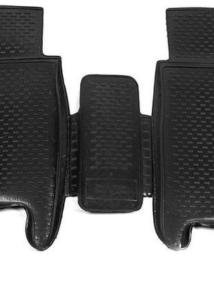 Задние резиновые коврики в салон (2 шт, oem) для honda civic hb 2006-2012 гг