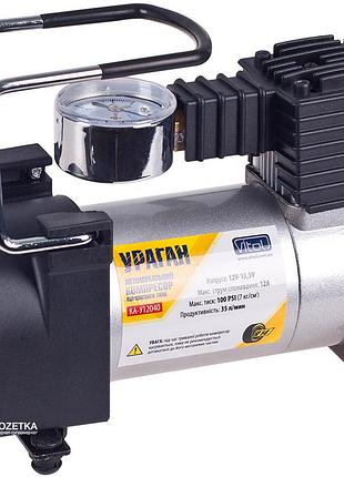 Компресор - "ураган" 12040 - 12v - 150вт - 35л - 10атм - 12а + перехідник у компл. (12шт/ящ)