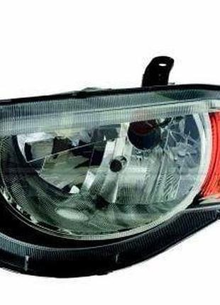 Фара передняя mitsubishi colt (z30) 2009-2013 левая, электрическая регулировка, без корректора, без ламп (h4/p21w/w5w) depo