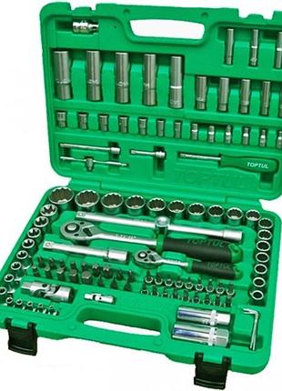 Набор инструментов 1/4"1/2" 108ед. (12-гр.) toptul gcai108r1