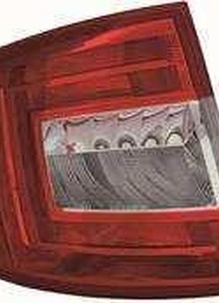 Фонарь задний skoda octavia a7 combi 2013-, левый, depo, 665-1927l-ue