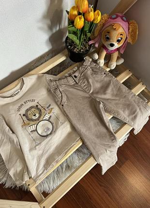 Джинси c&a та лонг mango розмір 98(2-3р) стан- ідеальний