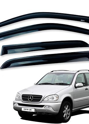 Дефлекторы окон (ветровики) mercedes ml-class w-163 1997-2005 (defl) q2