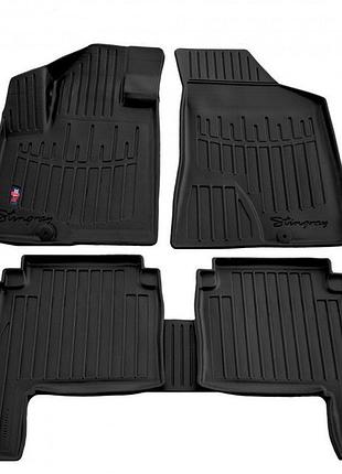 3d коврики для hyundai santa fe ii (cm) (2006-2010) с бортиками 30 мм (stingray)