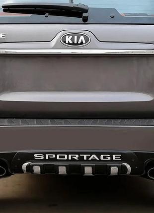 Задня накладка r002 (пластик) для kia sportage 2004-2010 рр