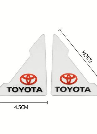 Плівка захисна для дверних кутів toyota силіконова прозора (4шт)