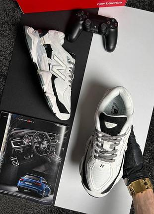 New balance 9060 white grey black 5