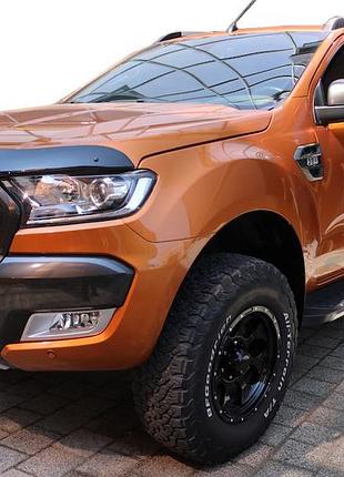 Дефлектор капота eurocap (2015-2026) для ford ranger 2011–2022 гг