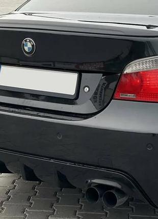 Дифузор заднього бампера (для m-sport, abs) для bmw 5 серія e60/e61 2003-2010 рр