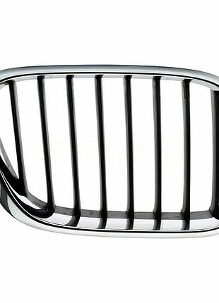 Решетка радиатора bmw 1-series f20 2011-2015, левая хромированная/черная, 11 ребер, avtm, 181429991