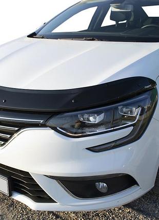 Дефлектор капоту (eurocap) для renault megane iv 2016-2025 рр